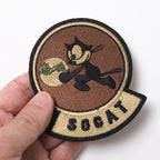 Military Patch（ミリタリーパッチ）SOCAT フィリックス スパイスブラウン OCP [フック付き]【レターパックプラス対応】【レターパックライト対応】