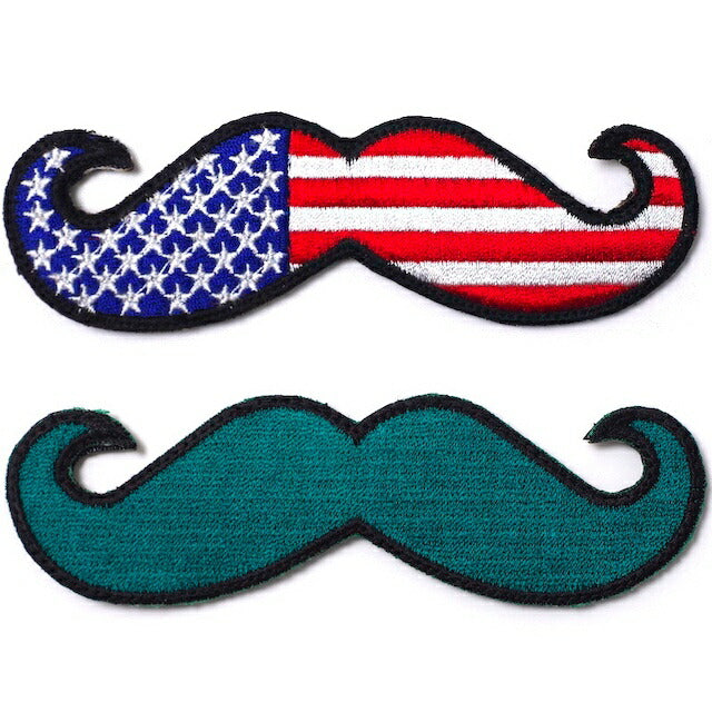 Military Patch（ミリタリーパッチ） ペドロ ヒゲ パッチ 大 [2種] [フック付き]【レターパックプラス対応】【レターパックライト対応】