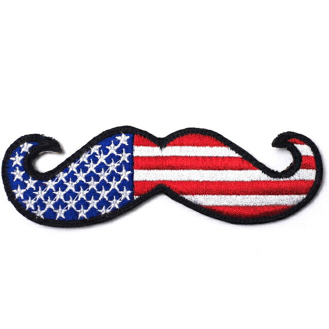 Military Patch (military patch) Pedro mustache patch large [2 types] [with hook] [Compatible with Letter Pack Plus] [Compatible with Letter Pack Light]