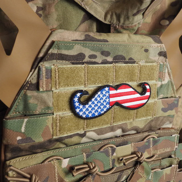 Military Patch（ミリタリーパッチ） ペドロ ヒゲ パッチ 大 [2種] [フック付き]【レターパックプラス対応】【レターパックライト対応】