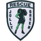 Military Patch（ミリタリーパッチ）33RD JOLLY GREEN レディ シールド型 [フック付き]【レターパックプラス対応】【レターパックライト対応】