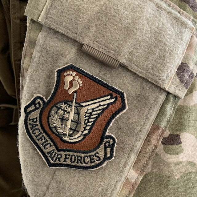 Military Patch（ミリタリーパッチ）PACIFIC AIR FORCE パッチ フット 