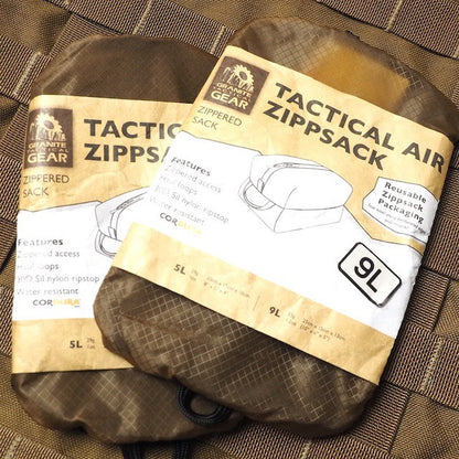 Granite Tactical Gear Tactical Air Zippsack 5L [Coyote] [Zipsack] [Letter Pack Plus compatible] [Letter Pack Light compatible]