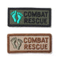 Military Patch（ミリタリーパッチ）COMBAT RESCUE フットプリント入り [2種] [フック付き]