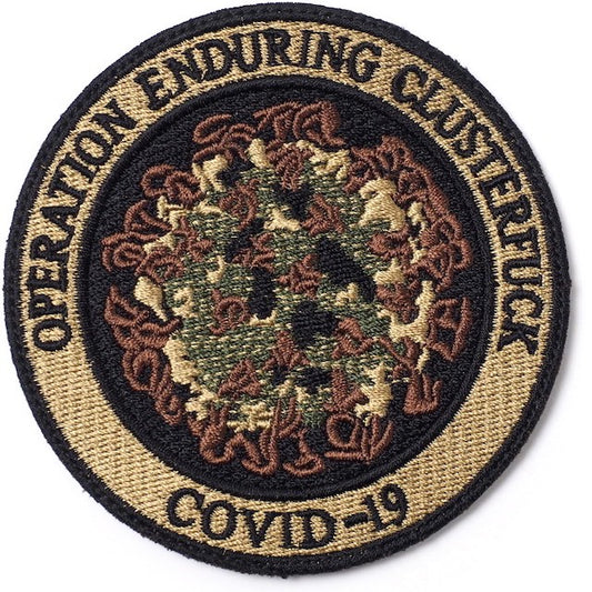 Military Patch OPERATION ENDURING Spice Brown OCP [With hook] [Compatible with Letter Pack Plus] [Compatible with Letter Pack Light]