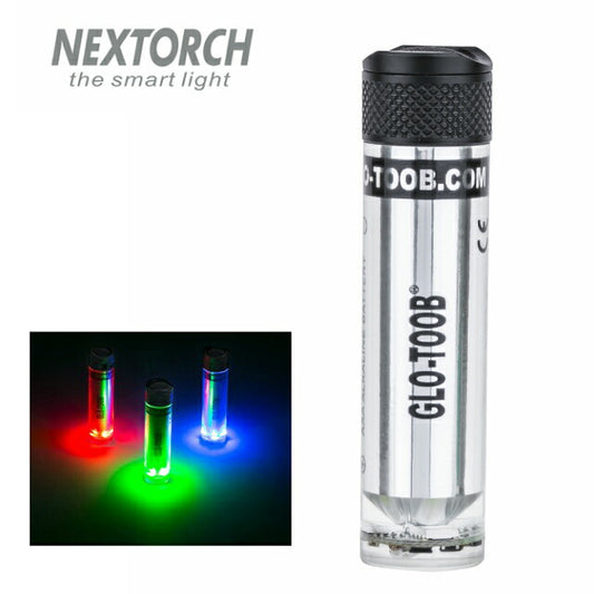 NEXTORCH（ネクストーチ）GLO-TOOB GT-AAA Aurora Red/Green/Blue マルチライト シグナルライト 防水マーカーライト 単4電池1本使用 [7モード]【レターパックプラス対応】