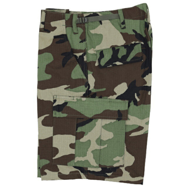 TRU-SPEC BDU Plus SHORTS [WOODLAND] [100% Cotton] [Ripstop] [Zipper fly] [Letter Pack Plus compatible]