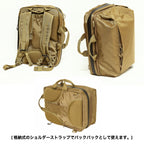 J-TECH TALUS-2 3-WAY 2-COMPARTMENS CARRYING BAG [3-way bag] [Black, Coyote Brown, Foliage Green, Navy] [Letter Pack Plus compatible]
