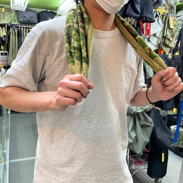 MILITARY Ground Self-Defense Force Face Towel [Ground Self-Defense Force Camouflage] [Senshu Towel] [Nakata Shoten] [Letter Pack Plus compatible]