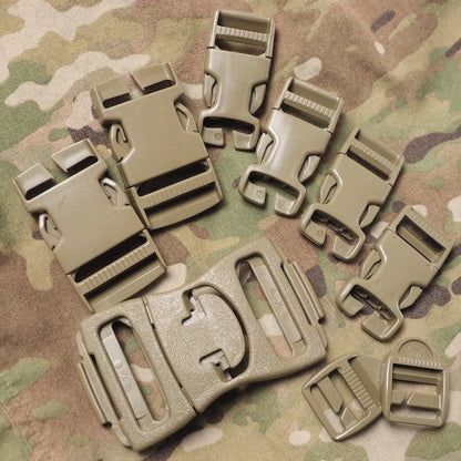US (US military release product) Buckle Repair Kit 9 piece set [OCP Multicam] [Buckle Set] [Letter Pack Plus compatible]