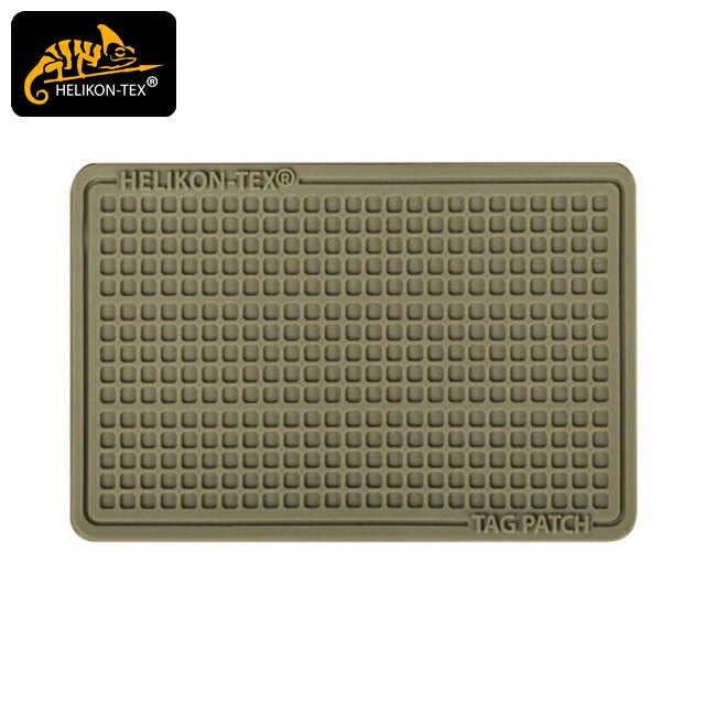 Helikon-Tex（ヘリコンテックス）Tag Patch 60x40mm PVC [3個セット][フック付]【レターパックプラス対応】【レターパックライト対応】