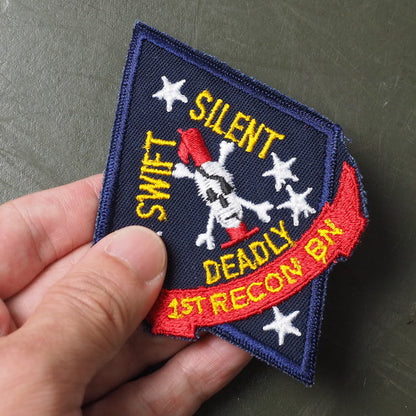 Military Patch 1ST RECON BN [USMC] [Letter Pack Plus compatible] [Letter Pack Light compatible]