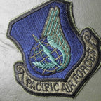 Military Patch（ミリタリーパッチ）PACIFIC AIR FORCE カットエッジ [サブデュード]【レターパックプラス対応】【レターパックライト対応】