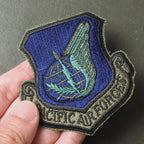 Military Patch（ミリタリーパッチ）PACIFIC AIR FORCE カットエッジ [サブデュード]【レターパックプラス対応】【レターパックライト対応】