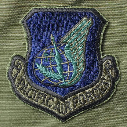 Military Patch（ミリタリーパッチ）PACIFIC AIR FORCE カットエッジ [サブデュード]【レターパックプラス対応】【レターパックライト対応】