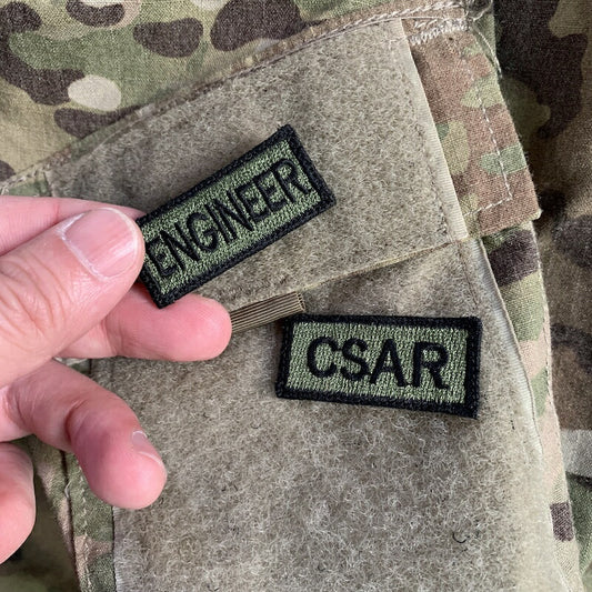 Military Patch Pencil Mini Patch with Hook [2 Colors] [Compatible with Letter Pack Plus] [Compatible with Letter Pack Light]