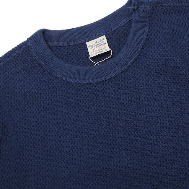 BUZZ RICKSON'S （バズリクソン）Thermal Shirt Long Sleeve Navy サーマル ロングスリーブ シャツ ネイビー [BR63755]
