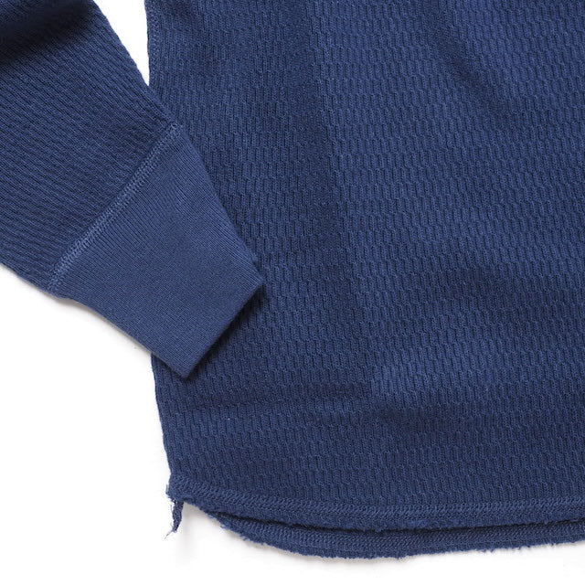 BUZZ RICKSON'S （バズリクソン）Thermal Shirt Long Sleeve Navy サーマル ロングスリーブ シャツ ネイビー [BR63755]