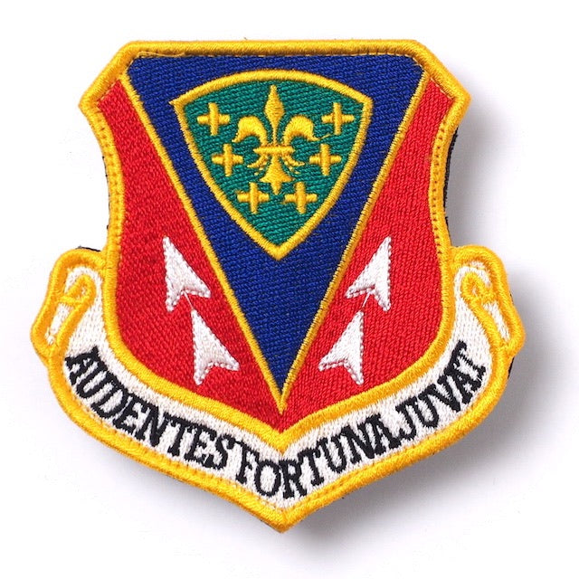 Military Patch 366th Fighter Wing 366th Fighter Wing Patch AUDENTES FORTUNS JUVAT [with hook] [Letter Pack Plus compatible] [Letter Pack Light compatible]