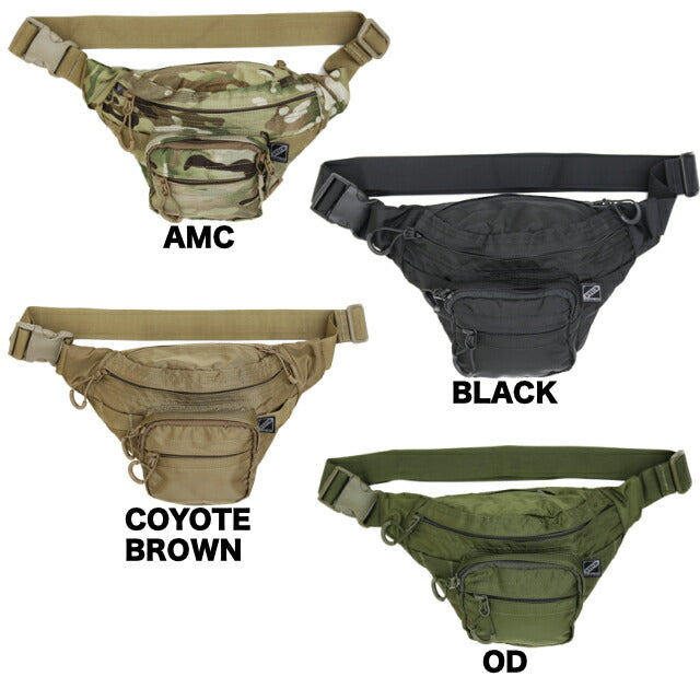 J-TECH TYPE C4-S WAIST BAG Waist pack 420 denier nylon [4 colors] [Nakata Shoten]