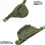 J-TECH TYPE C4-S WAIST BAG Waist pack 420 denier nylon [4 colors] [Nakata Shoten]