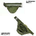 J-TECH TYPE C4-S WAIST BAG Waist pack 420 denier nylon [4 colors] [Nakata Shoten]