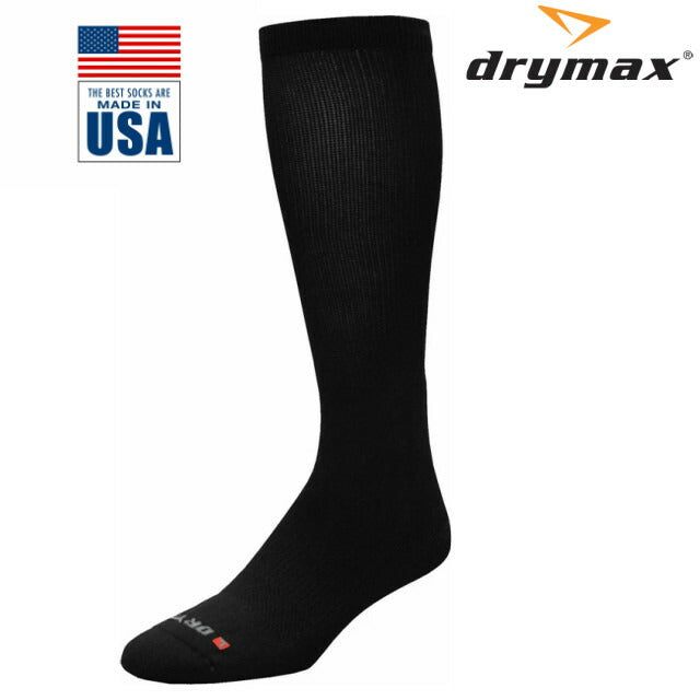 DRYMAX（ドライマックス）Work Boots - Over The Calf ソックス [ミリタリーライン][Black]【レターパックプラス対応】【レターパックライト対応】