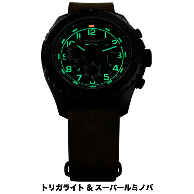 Traser(トレーサー)P96 ODP EVOLUTION CHRONO Petrol ミリタリー ウォッチ [109049]