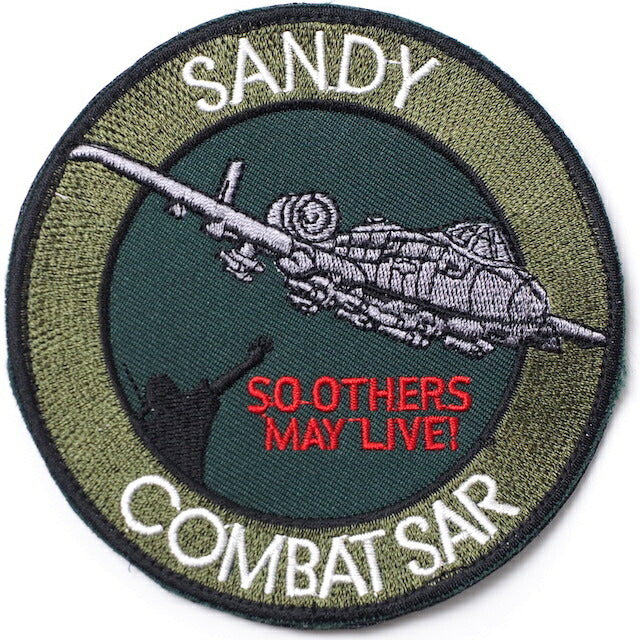 Military Patch（ミリタリーパッチ）SANDY COMBAT SAR サブデュード [フック付き]【レターパックプラス対応】【レターパックライト対応】