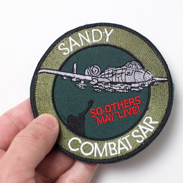 Military Patch（ミリタリーパッチ）SANDY COMBAT SAR サブデュード [フック付き]【レターパックプラス対応】【レターパックライト対応】