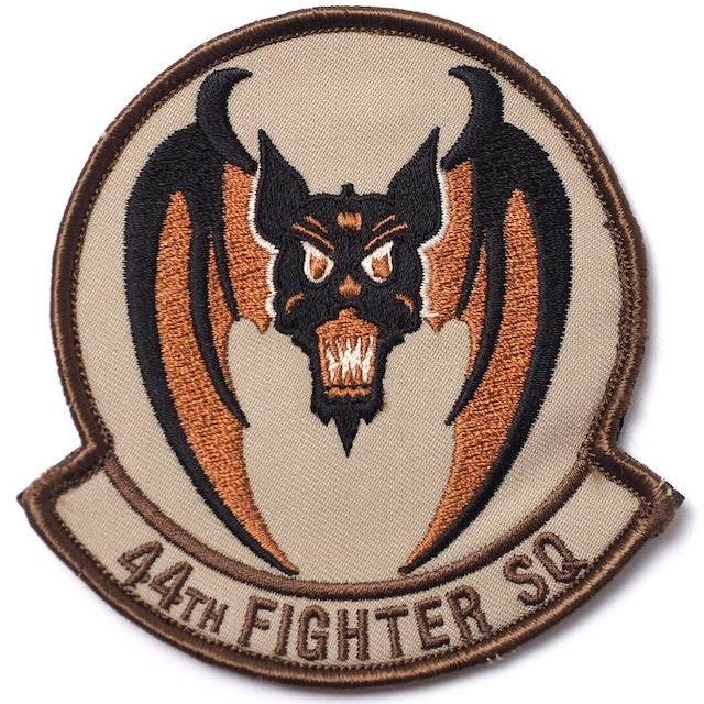 Military Patch（ミリタリーパッチ）44TH FIGHTER SQ デザート [フック付き]【レターパックプラス対応】【レターパックライト対応】