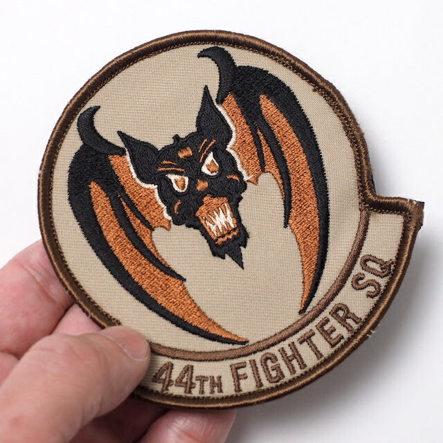 Military Patch（ミリタリーパッチ）44TH FIGHTER SQ デザート [フック