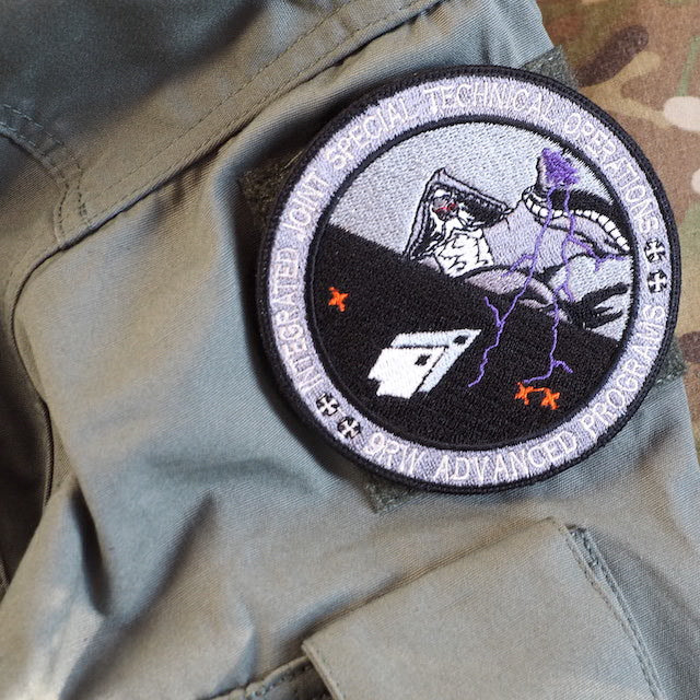 Military Patch（ミリタリーパッチ）9RW ADVANCED PROGRAMS 9th BS SQ   [フック付き]【レターパックプラス対応】【レターパックライト対応】