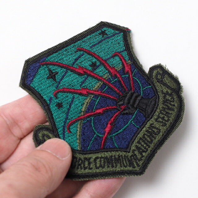 Military Patch（ミリタリーパッチ）AIR FORCE COMMUNICATIONS COMMAND サブデュード カットエッジ【レターパックプラス対応】【レターパックライト対応】