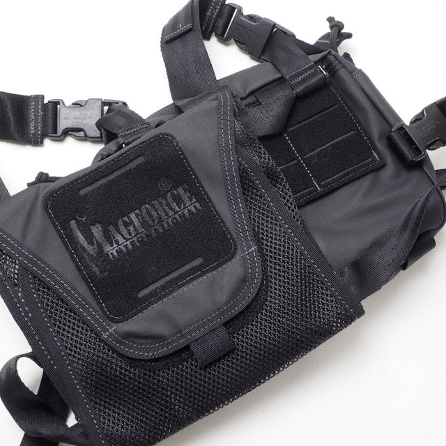 MAGFORCE Entourage Chest Rig Black [MF-3571] [Entourage Chest Rig] [500D Nylon PVC Coating]