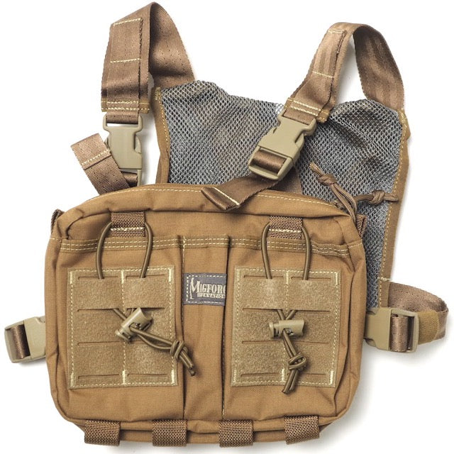 MAGFORCE Entourage Chest Rig Tan [MF-3571] [Entourage Chest Rig] [500D Nylon Teflon Coating]