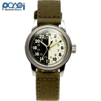 MRC WATCH CO. (Montrerolloi) USARMY AIR FORCE TYPE A-17A 24H NIGHT AND DAY Pilot Watch 24 Hour Display [Quartz] [WW2 REPLICA] [Nakata Shoten]