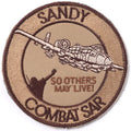 Military Patch SANDY COMBAT SAR Desert [with hook] [Letter Pack Plus compatible] [Letter Pack Light compatible]