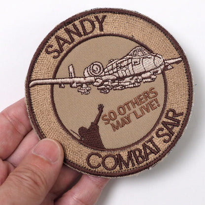 Military Patch SANDY COMBAT SAR Desert [with hook] [Letter Pack Plus compatible] [Letter Pack Light compatible]