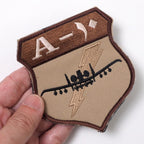 Military Patch（ミリタリーパッチ）A-10 デザート [アラビアバージョン] [フック付き]【レターパックプラス対応】【レターパックライト対応】