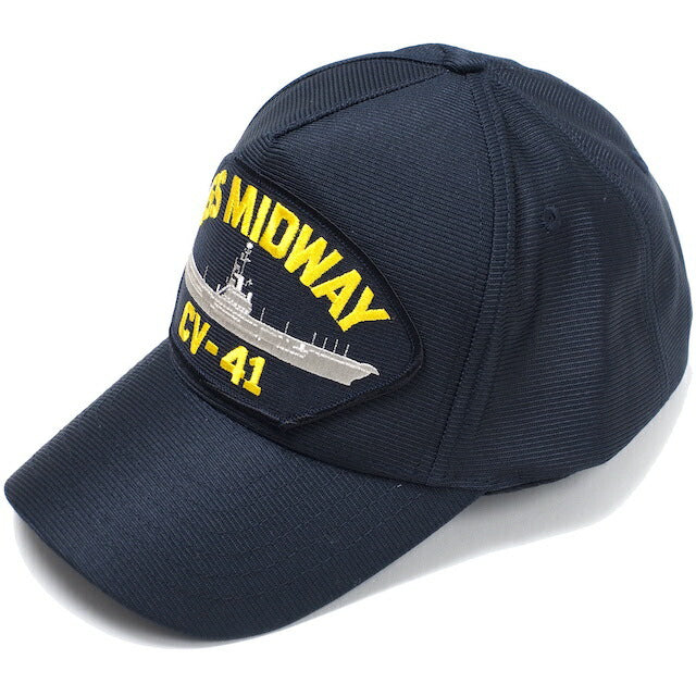 EAGLE CREST（イーグルクレスト）BASEBALL CAP [CV-41 USS MIDWAY][ネイビー]