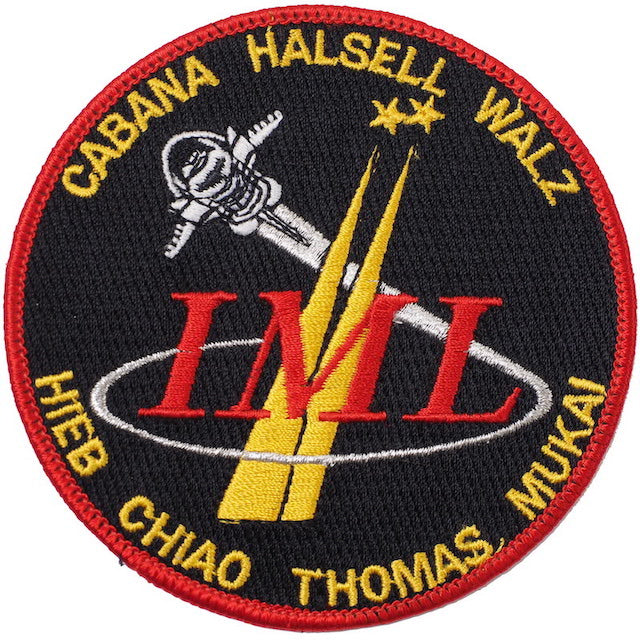 Military Patch STS-65 IML Space Shuttle Columbia NASA Mission Patch [Letter Pack Plus compatible] [Letter Pack Light compatible]