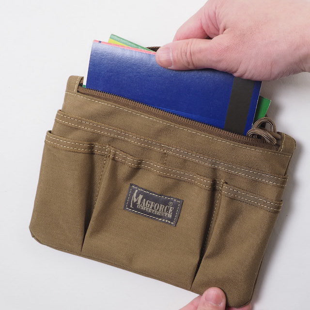 MAGFORCE Flat Organizer [MF-3581] [Black] [Tan] [Compatible with Letter Pack Plus] [Compatible with Letter Pack Light]