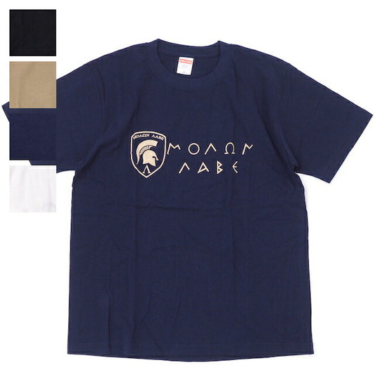 Military Style ΜΟΛΩΝ ΛΑΒΕ Molon labe Spartan short sleeve T-shirt [4 colors] [Letter Pack Plus compatible]