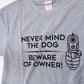 Military Style（ミリタリースタイル）NEVER MIND THE DOG BEWARE OF OWNER！ ショートスリーブ Tシャツ[4色]【レターパックプラス対応】