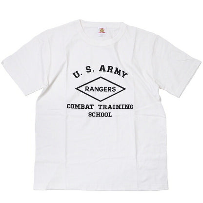 Military Style USARMY RANGERS COMBAT TRAINING SCHOOL Ranger School Short Sleeve T-shirt [3 colors] [Letter Pack Plus compatible]
