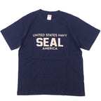 【クリアランスSALE】Military Style（ミリタリースタイル）UNITED STATES NAVY SEAL AMERICA ショートスリーブ Tシャツ[4色]【レターパックプラス対応】