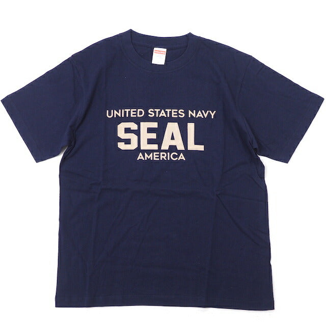 【クリアランスSALE】Military Style（ミリタリースタイル）UNITED STATES NAVY SEAL AMERICA ショートスリーブ Tシャツ[4色]【レターパックプラス対応】