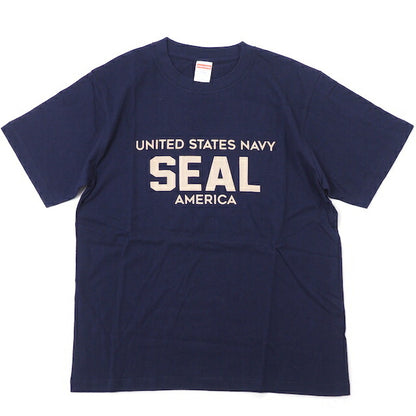 Military Style（ミリタリースタイル）UNITED STATES NAVY SEAL AMERICA ショートスリーブ Tシャツ[4色]【レターパックプラス対応】
