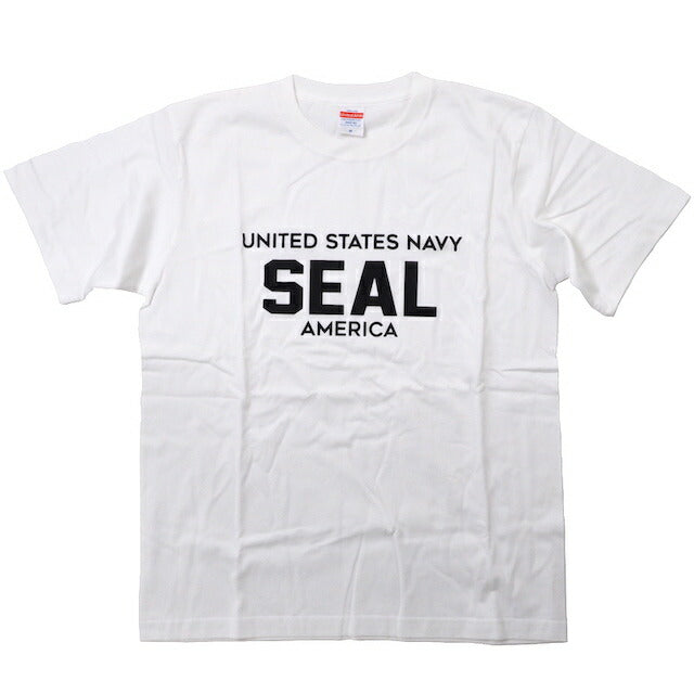 【クリアランスSALE】Military Style（ミリタリースタイル）UNITED STATES NAVY SEAL AMERICA ショートスリーブ Tシャツ[4色]【レターパックプラス対応】